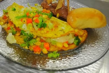 huevos revueltos con vegetales