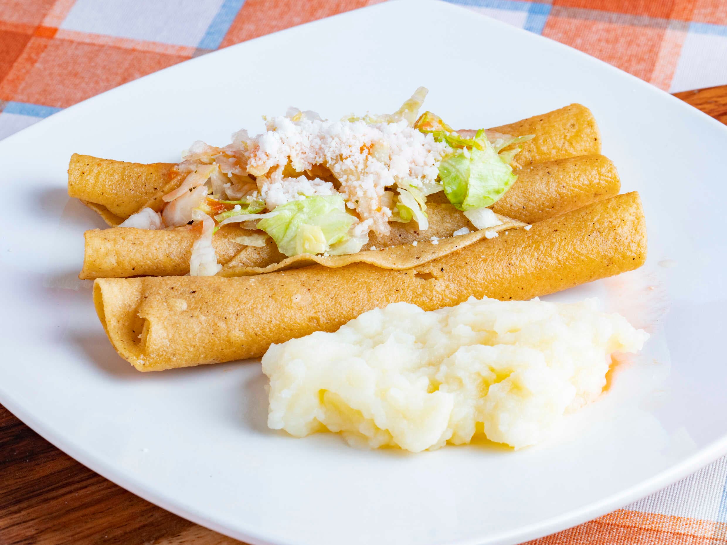 Taco Dorado de Papa