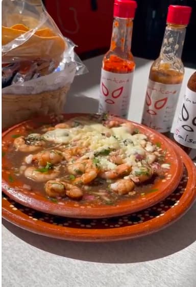 Camarones Gratinados