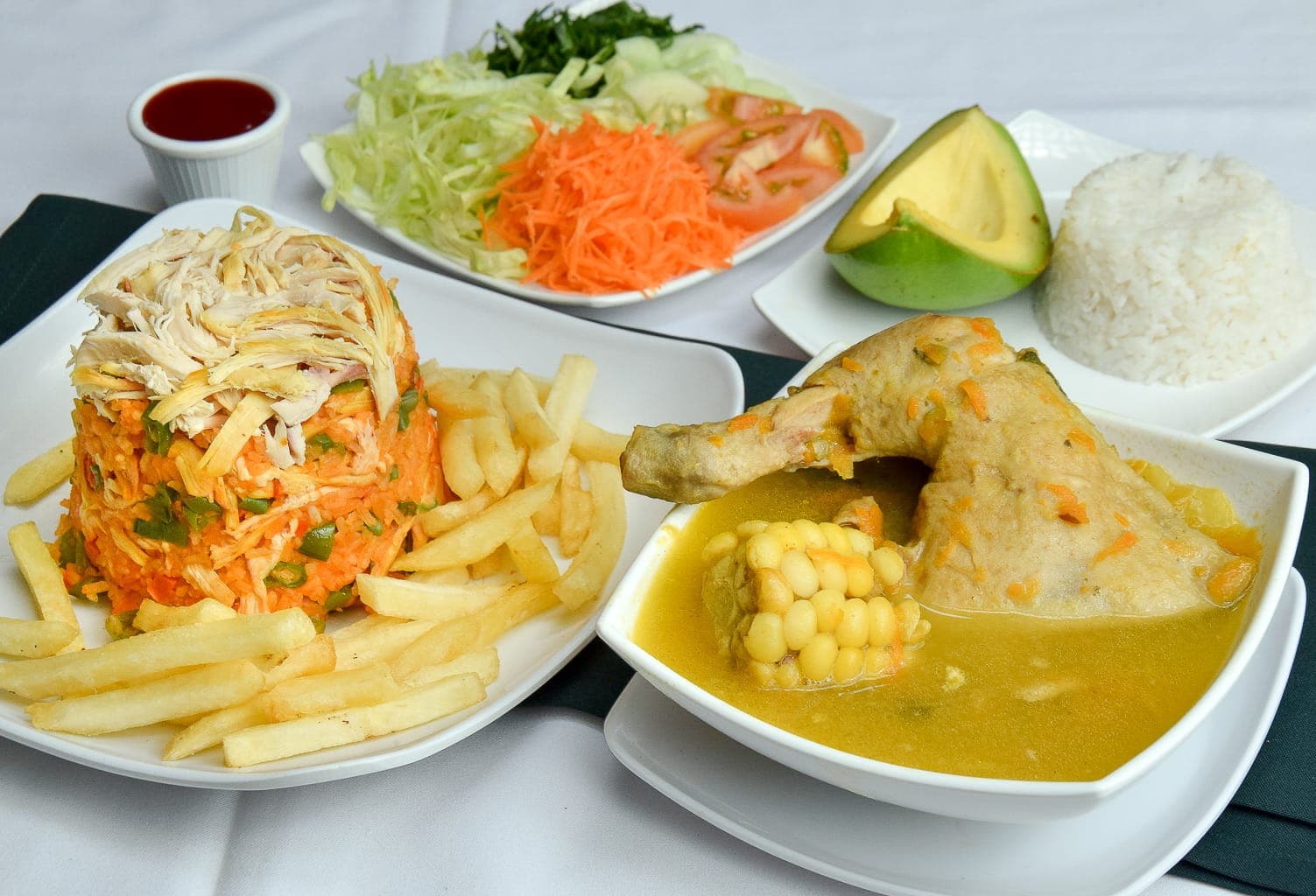 Combo Ajiaco con Pollo y Arroz con Pollo