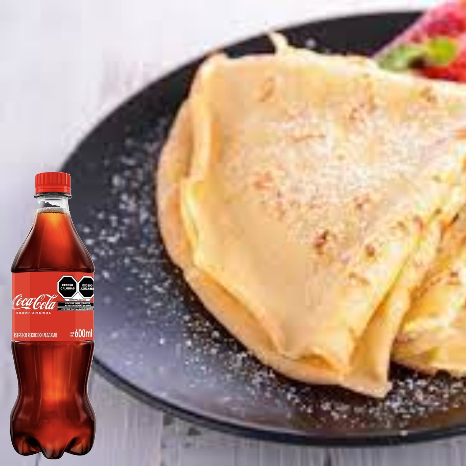 Combo coca cola +2 Crepas Jocho + coca cola 600 ml