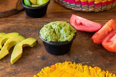 Porción de guacamole