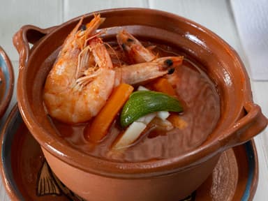 Caldo de Camarón.