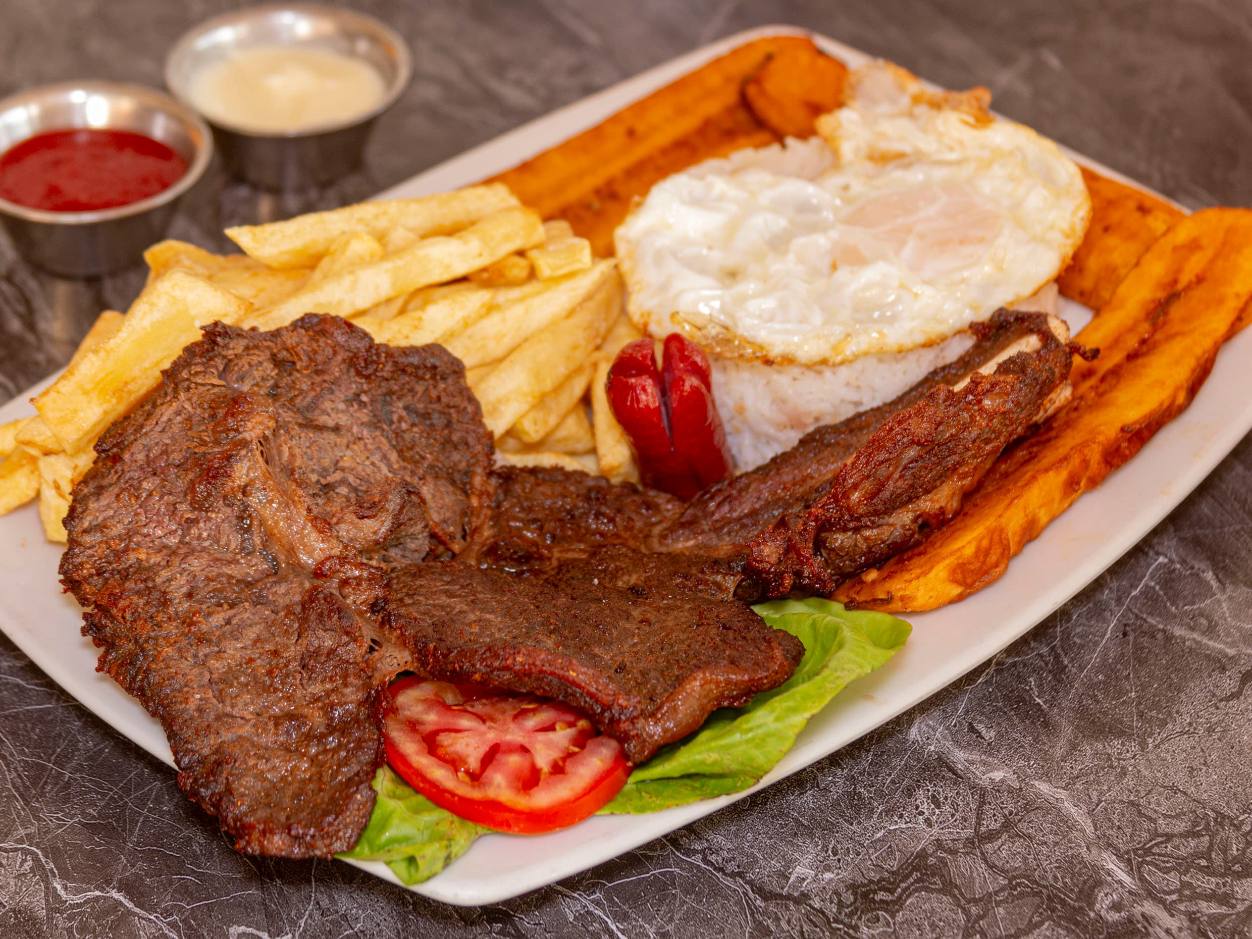 Churrasco Frito a lo Pobre