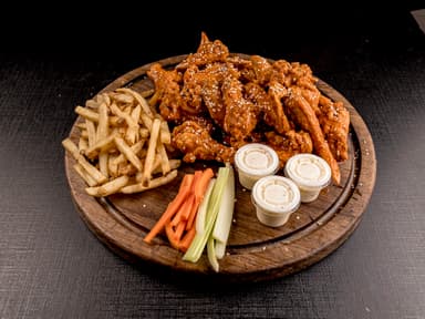 20 Wings and fries