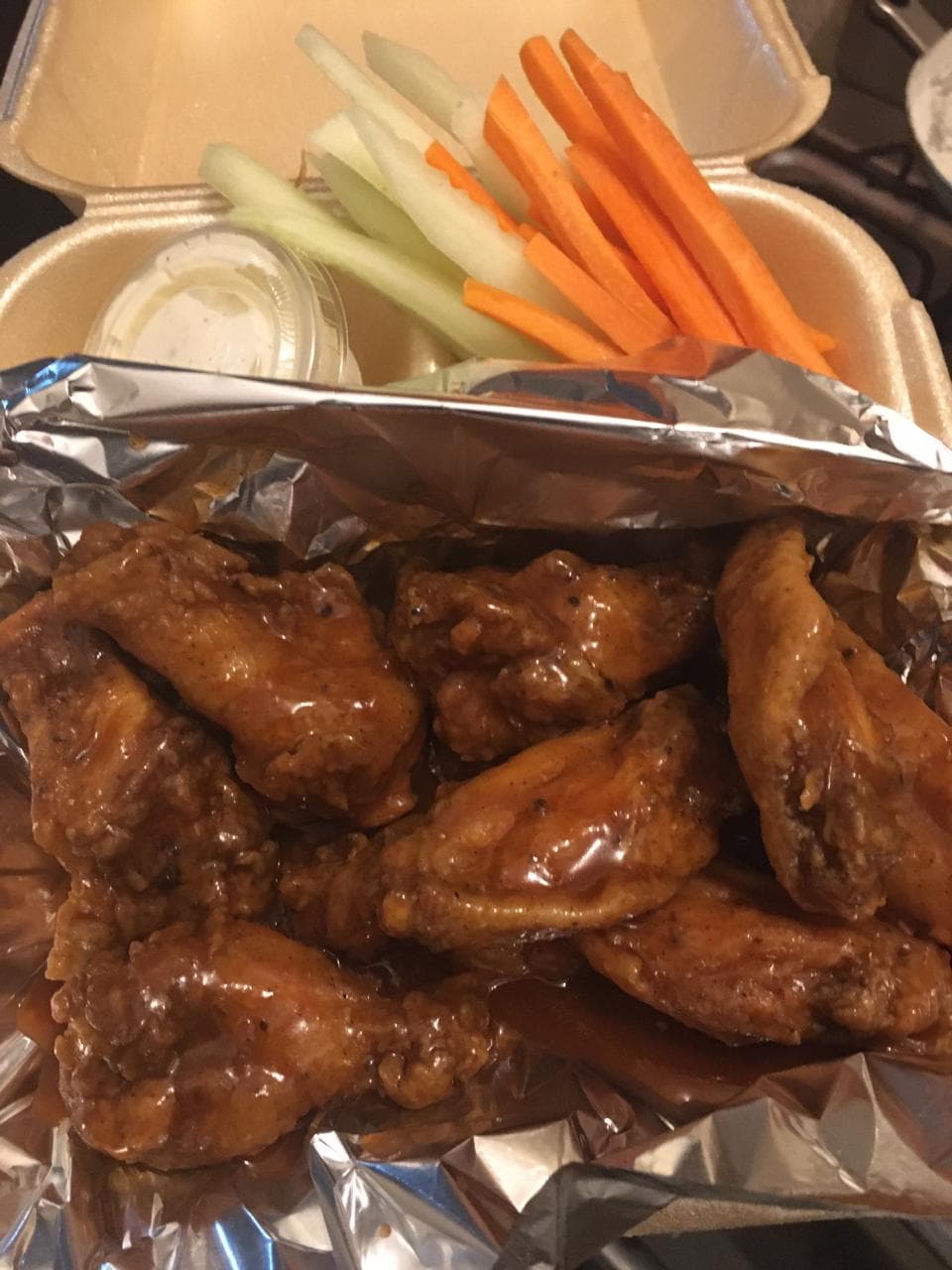 Alitas ala barbiquiu 🍗
