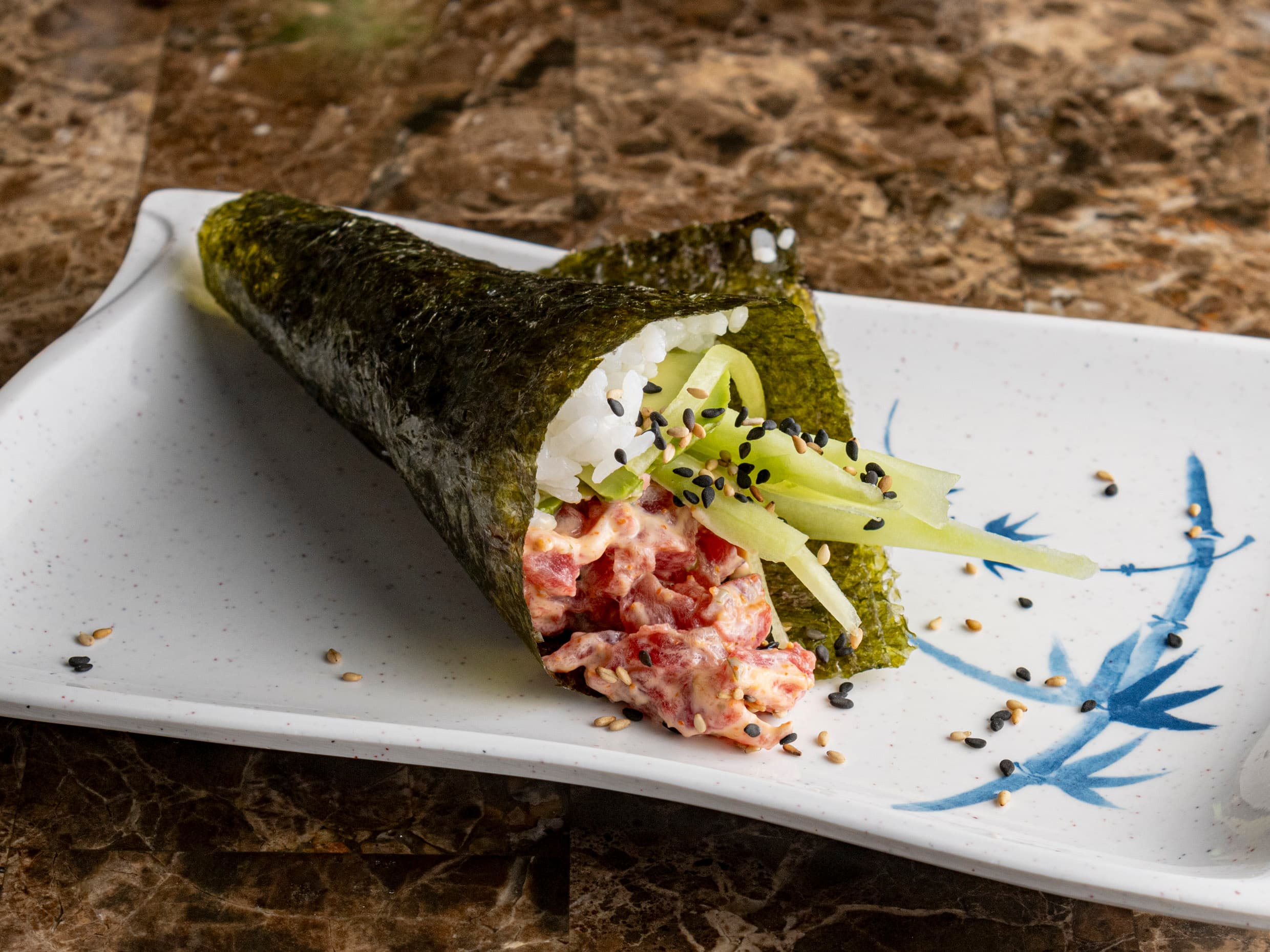 Temaki Pescado spicy