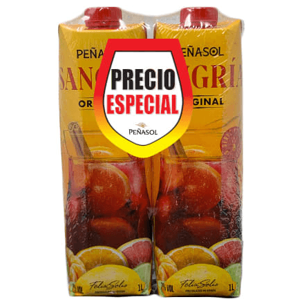 Sangría Tinta Peñasol Tetra Pack 1000 ml 2 Uds