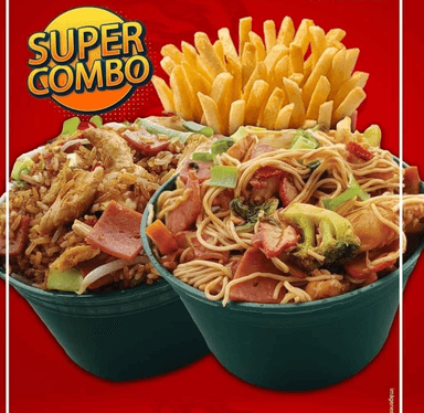 Familiar 2 (Arroz Espec + Chopsuey Espec + Papas)