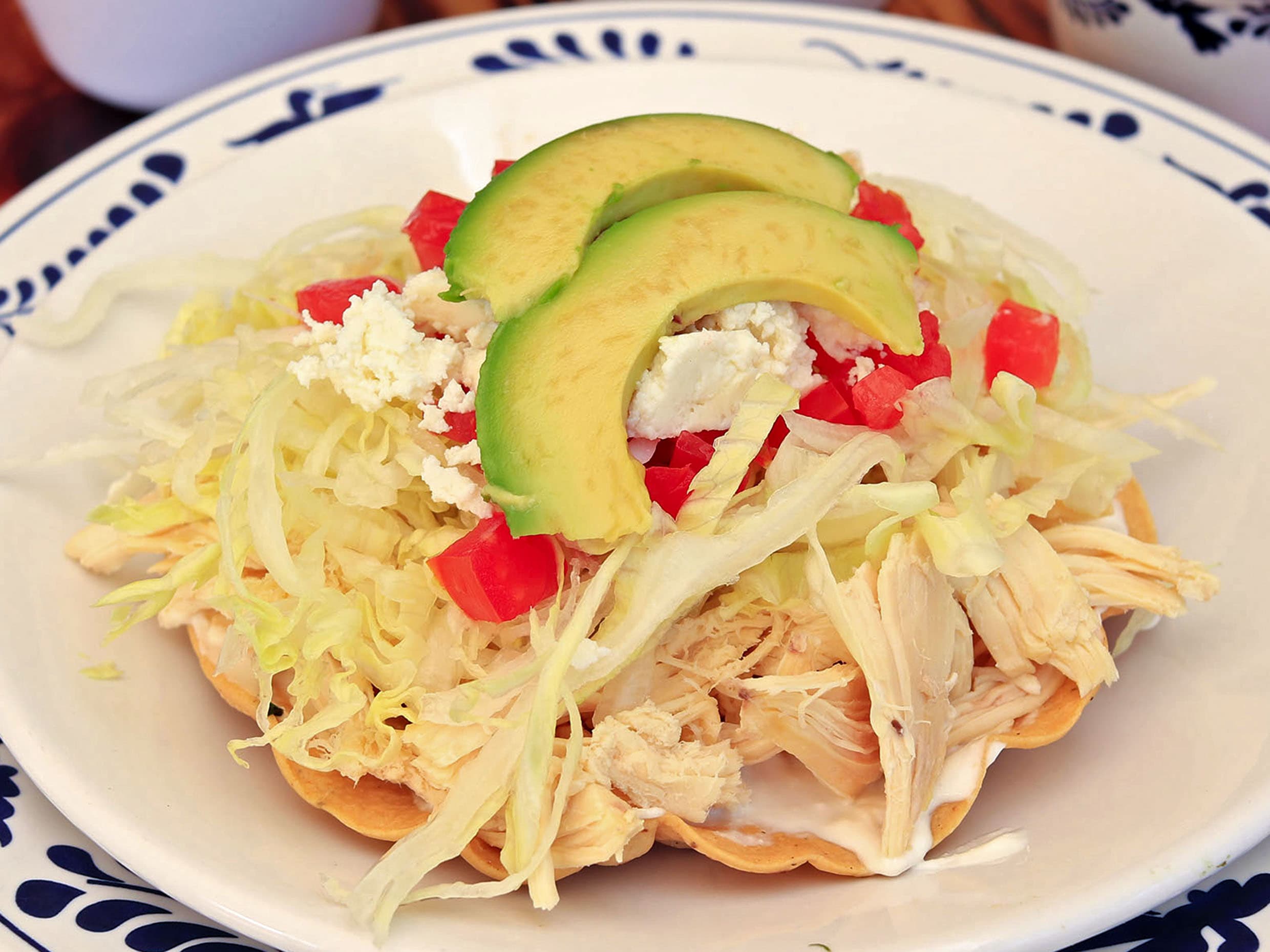 Tostadas de Pollo