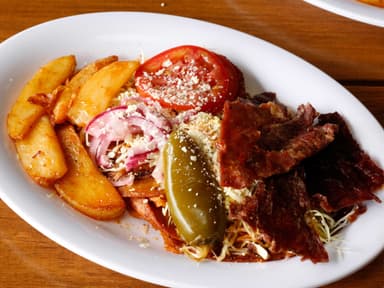 Orden de enchiladas con cecina