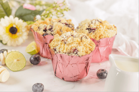 Muffin de Arándanos y Yogurt