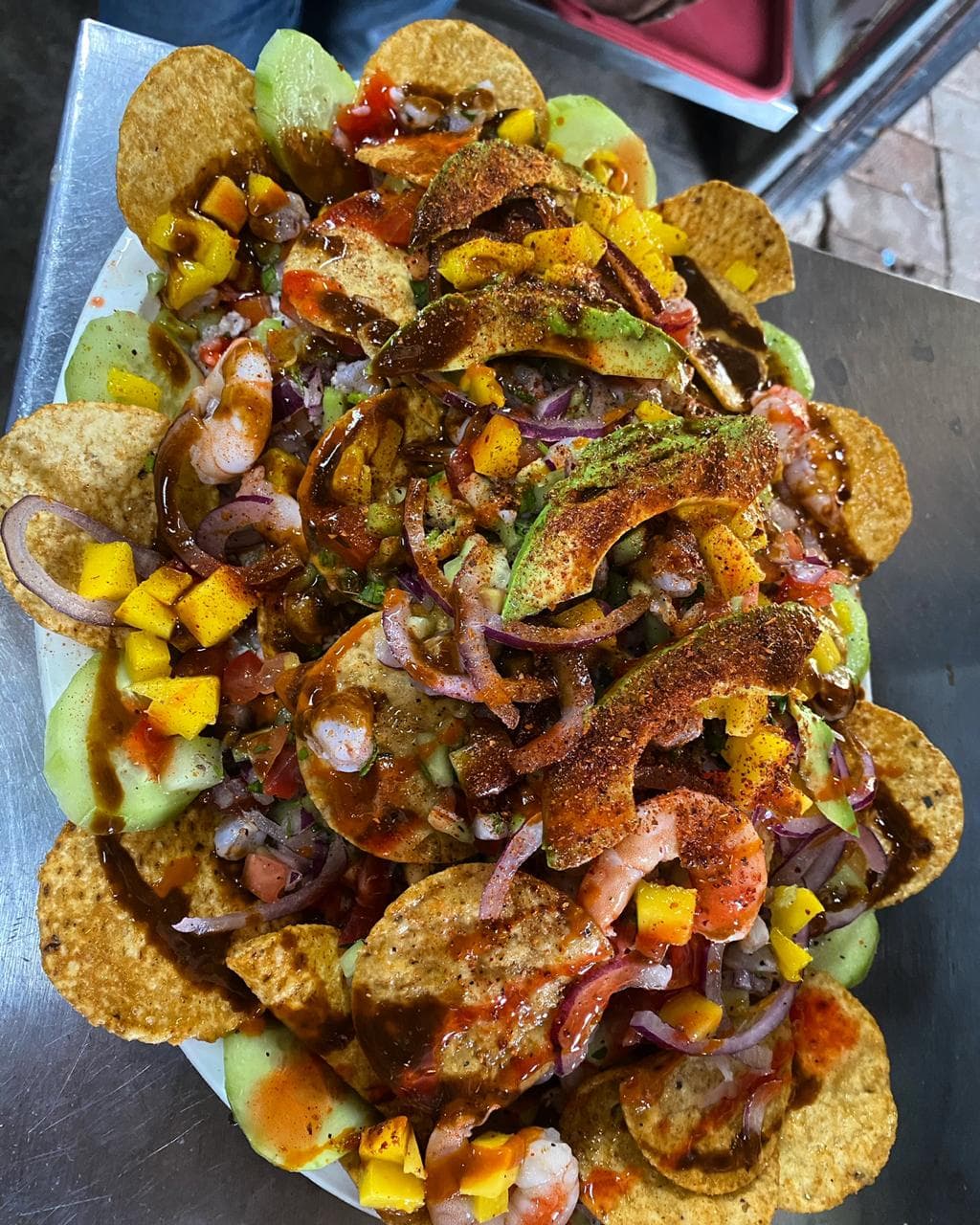 Tosticeviche de Camarón
