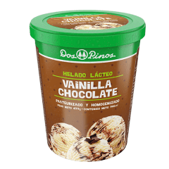 Helado Dos Pinos Chocolate 1/4 gl 499 g