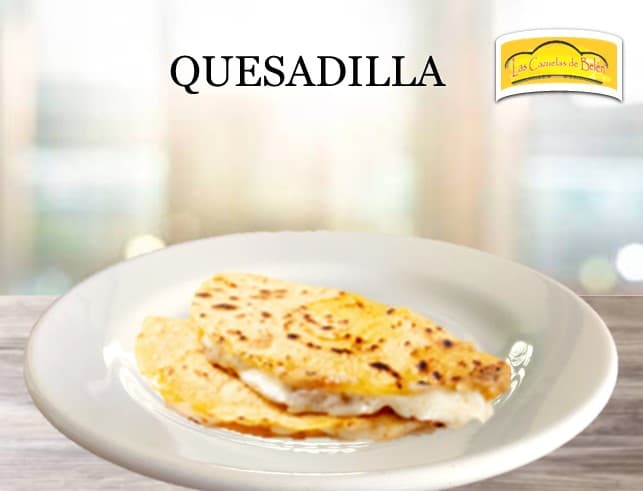 Quesadilla de Guiso con Tortilla Hecha a Mano