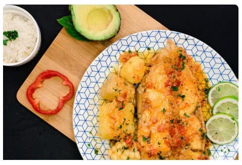 Bagre en Salsa Criolla