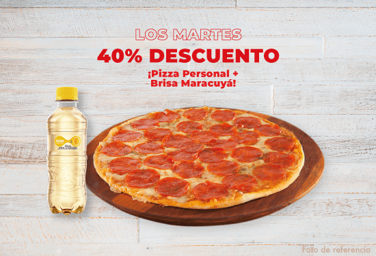 Combo Promo Pizza (Martes)