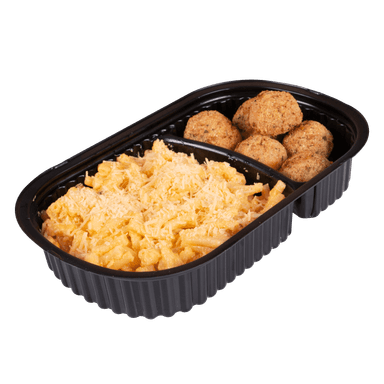Macarrones Cheese con Nuggets