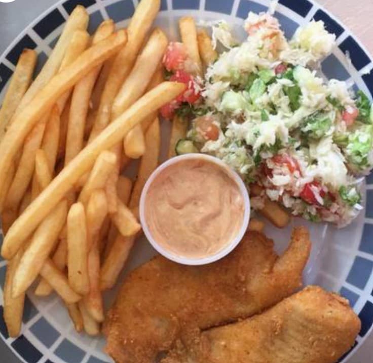 Combo de Filet Pescado Empanizado o Plancha