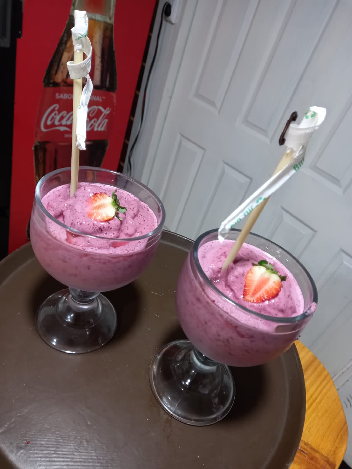 Batido de Mora en Leche