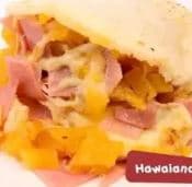 Combo HAWAIANA + Jugo del Dia + Postre