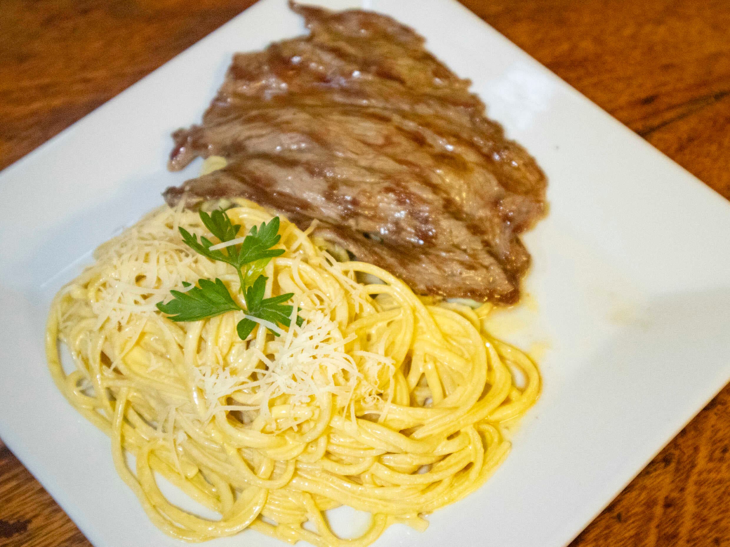 Linguini Huancaína