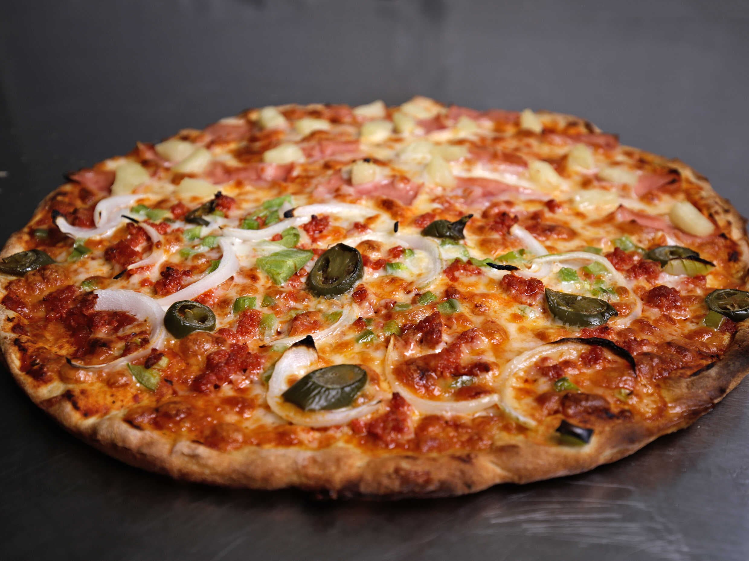Pizza hawaiana chica