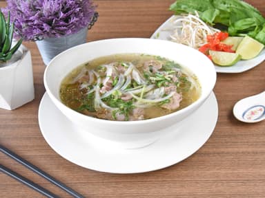 Pho con Res + Bubble Tea Original