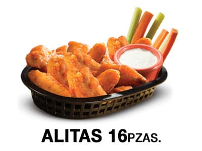 Alitas 16 piezas