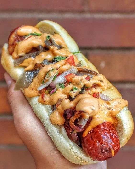 Hot Dog El Presumido con Papas