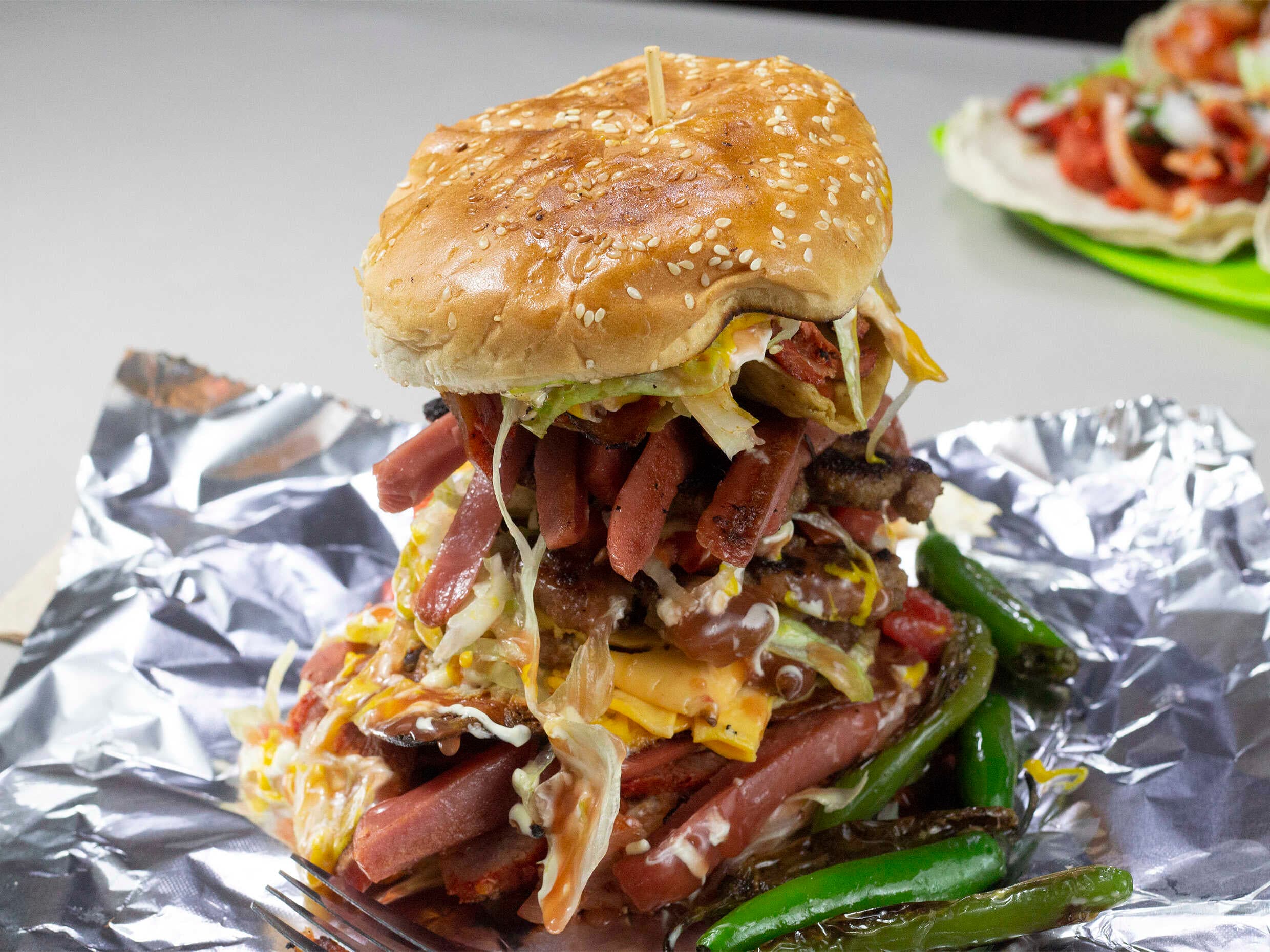 Hamburguesa monster