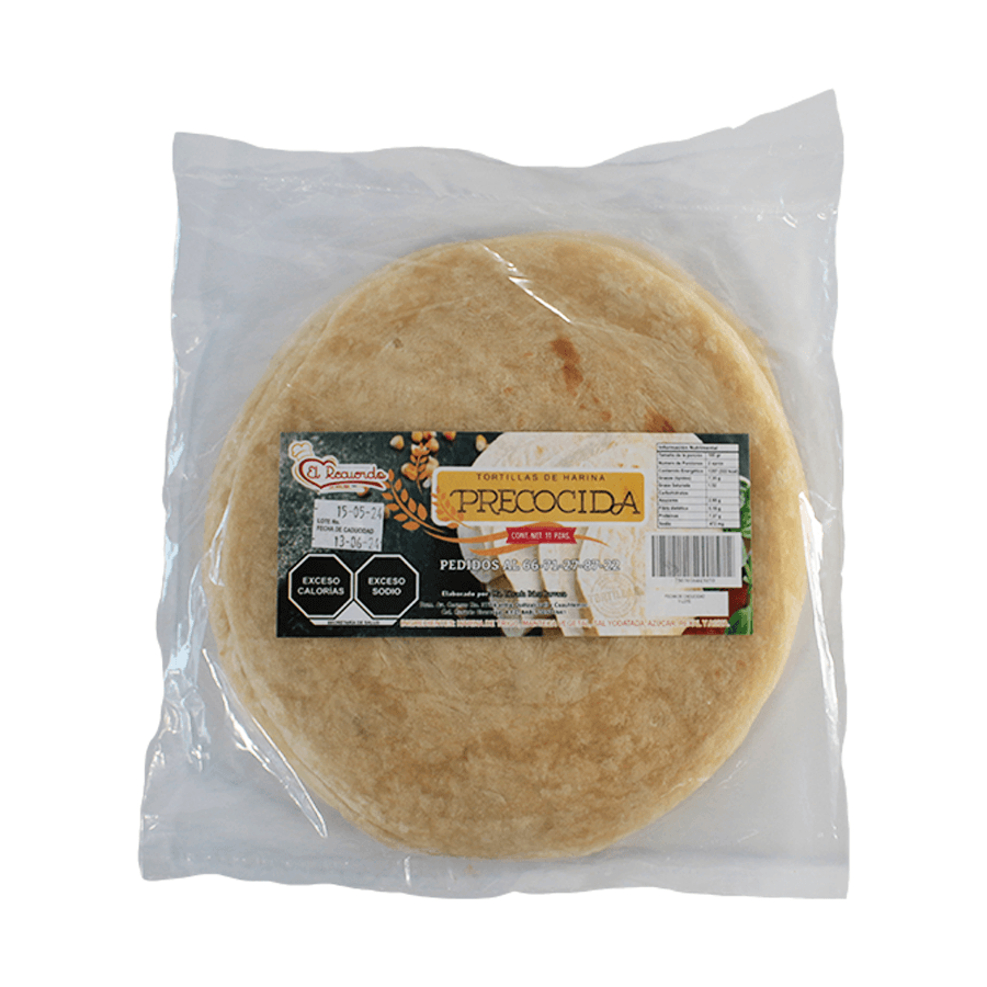 TORTILLAS DE HARINA PRE COCIDAS MALIBA 11 pza