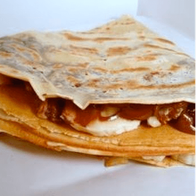 Crepa de Cajeta y Philadelphia