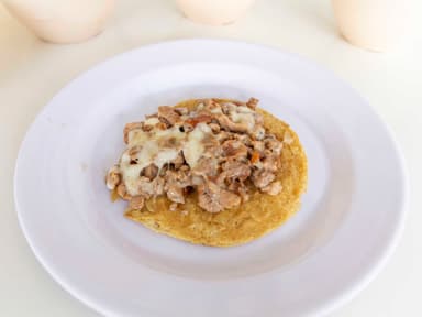Taco de Bistec de Res con Queso