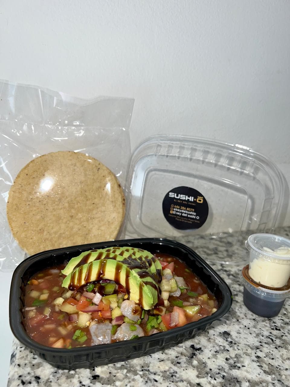 MEDIA ORDEN Ceviche de Camaron