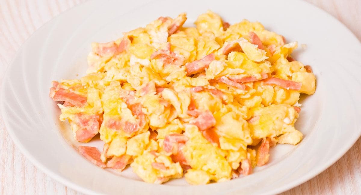 Huevo con Jamón