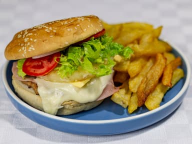 Hamburguesa hawaiana