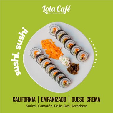 combo sushi+limonada frutos rojos
