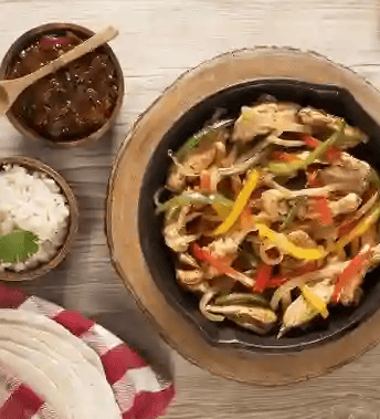 Fajitas de Pollo