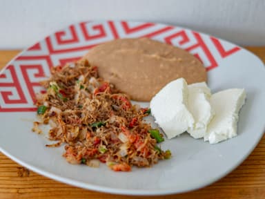 Machaca con Verdura