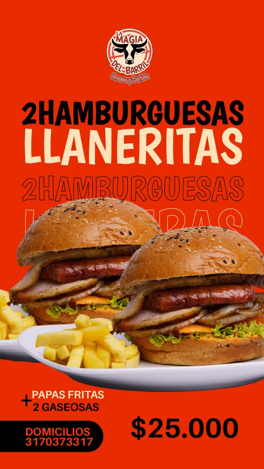 Combo Llaneritas Para 2 (Martes)