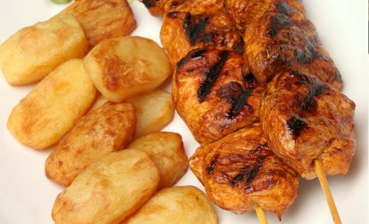 1/4 de Pollo a la Leña