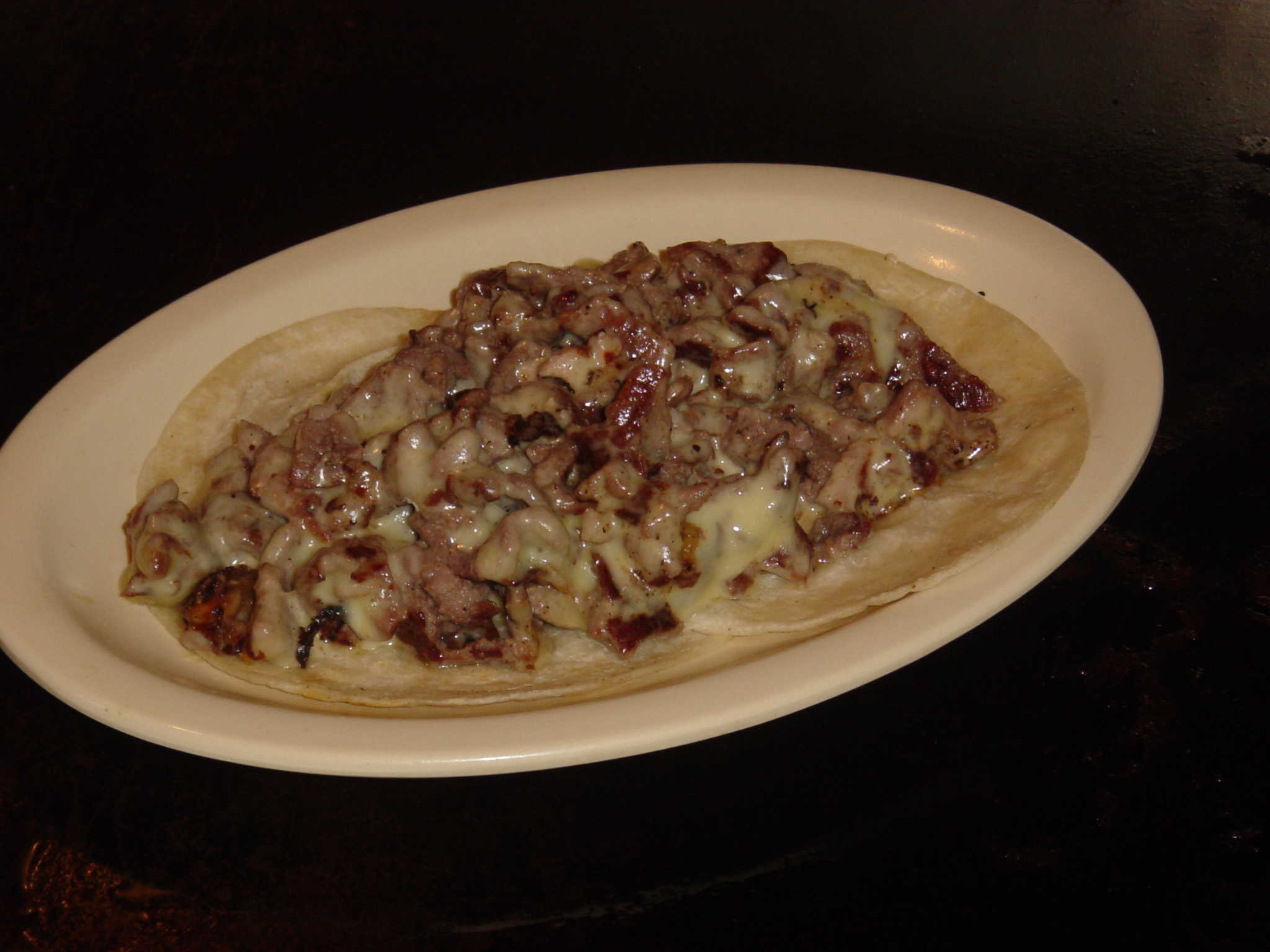 Tacos de Bistec con Queso