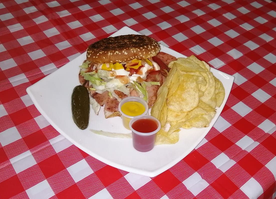 Hamburguesa Hawaiana de Res