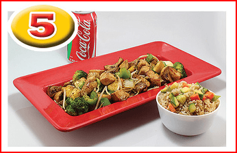 Combo Teppanyaki + Yakimeshi + Refresco