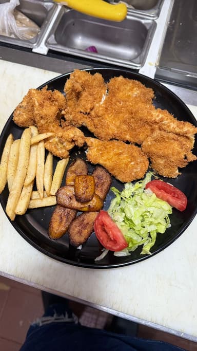 Milanesa de Pollo.