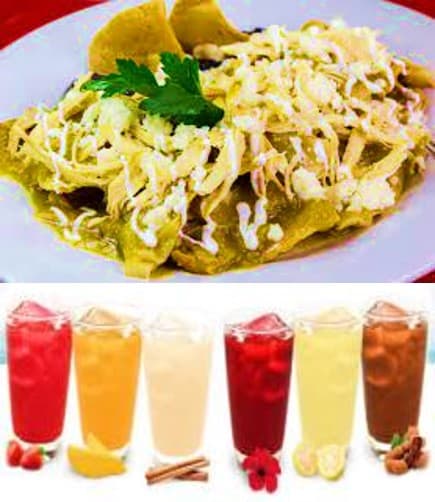 Combo: Chilaquiles Sencillos + Agua de Sabor 💀👻