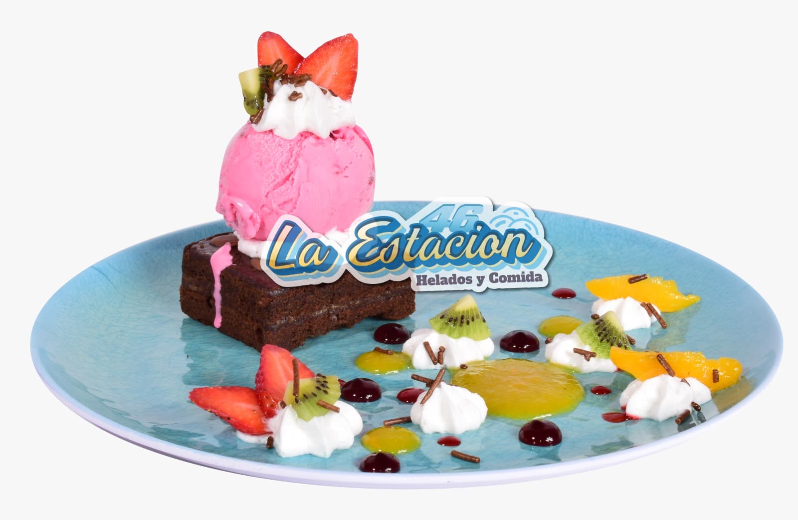 Brownie con Helado