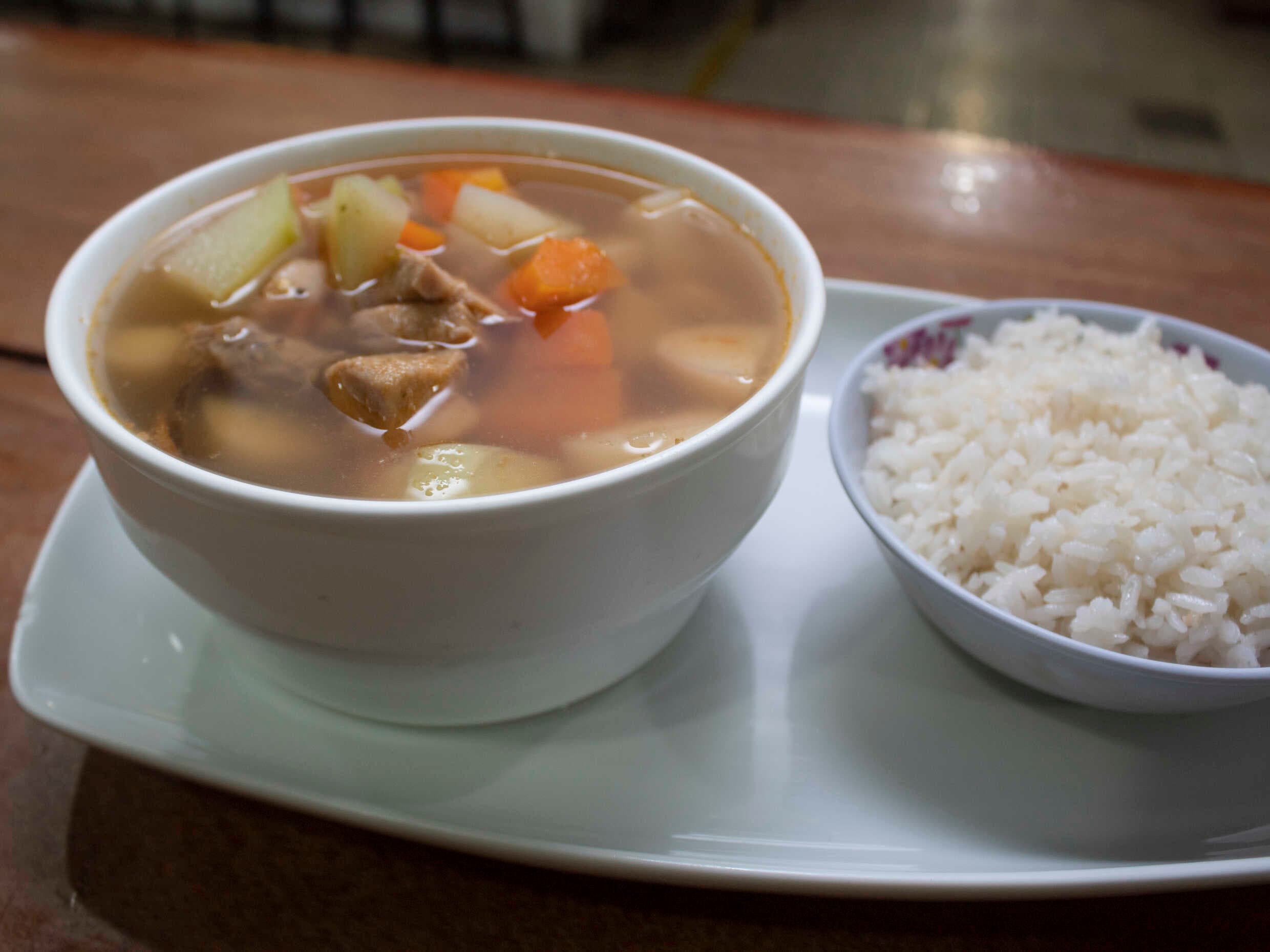 Sopa de Mariscos.