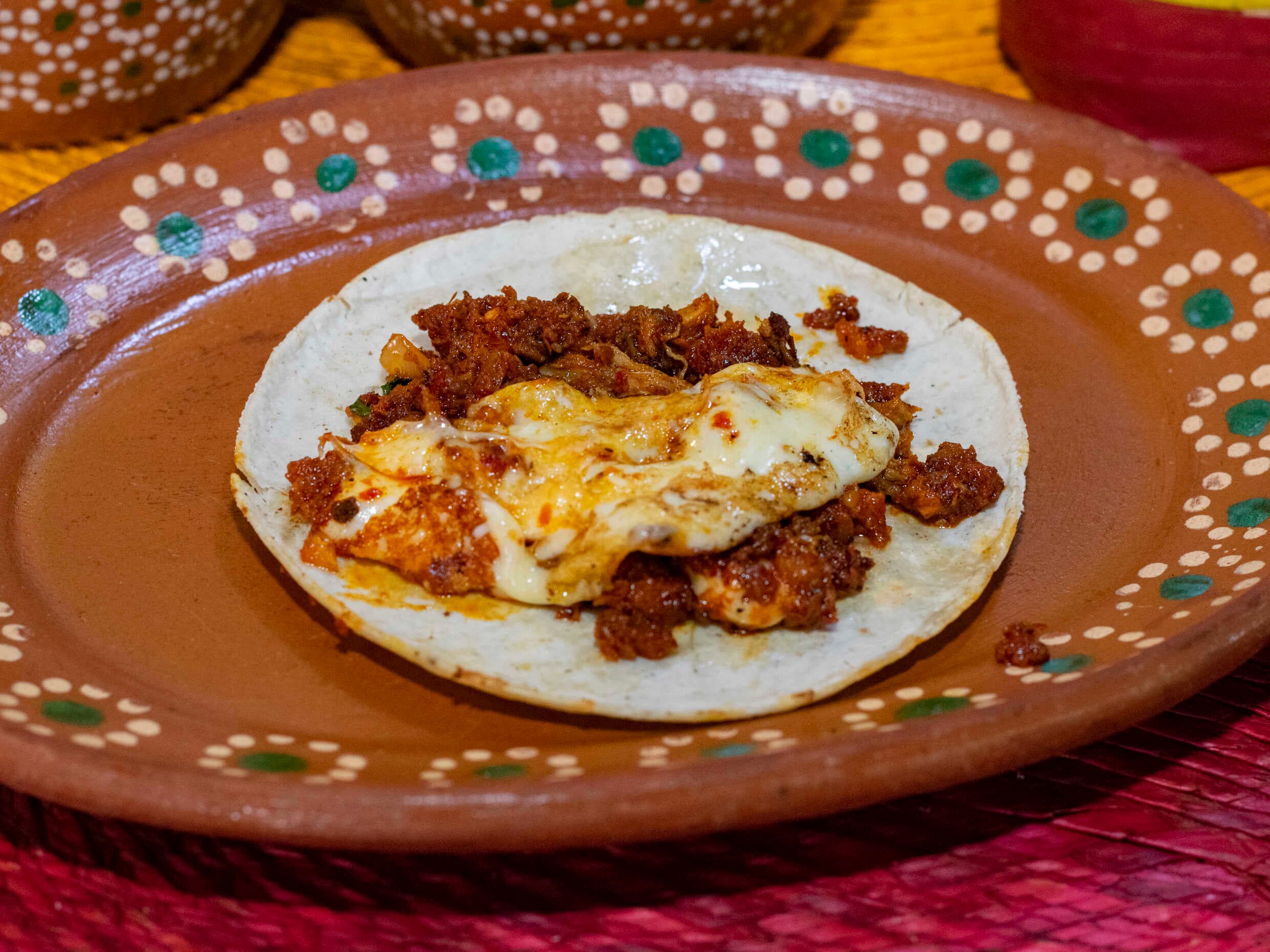 Taco de Choriqueso